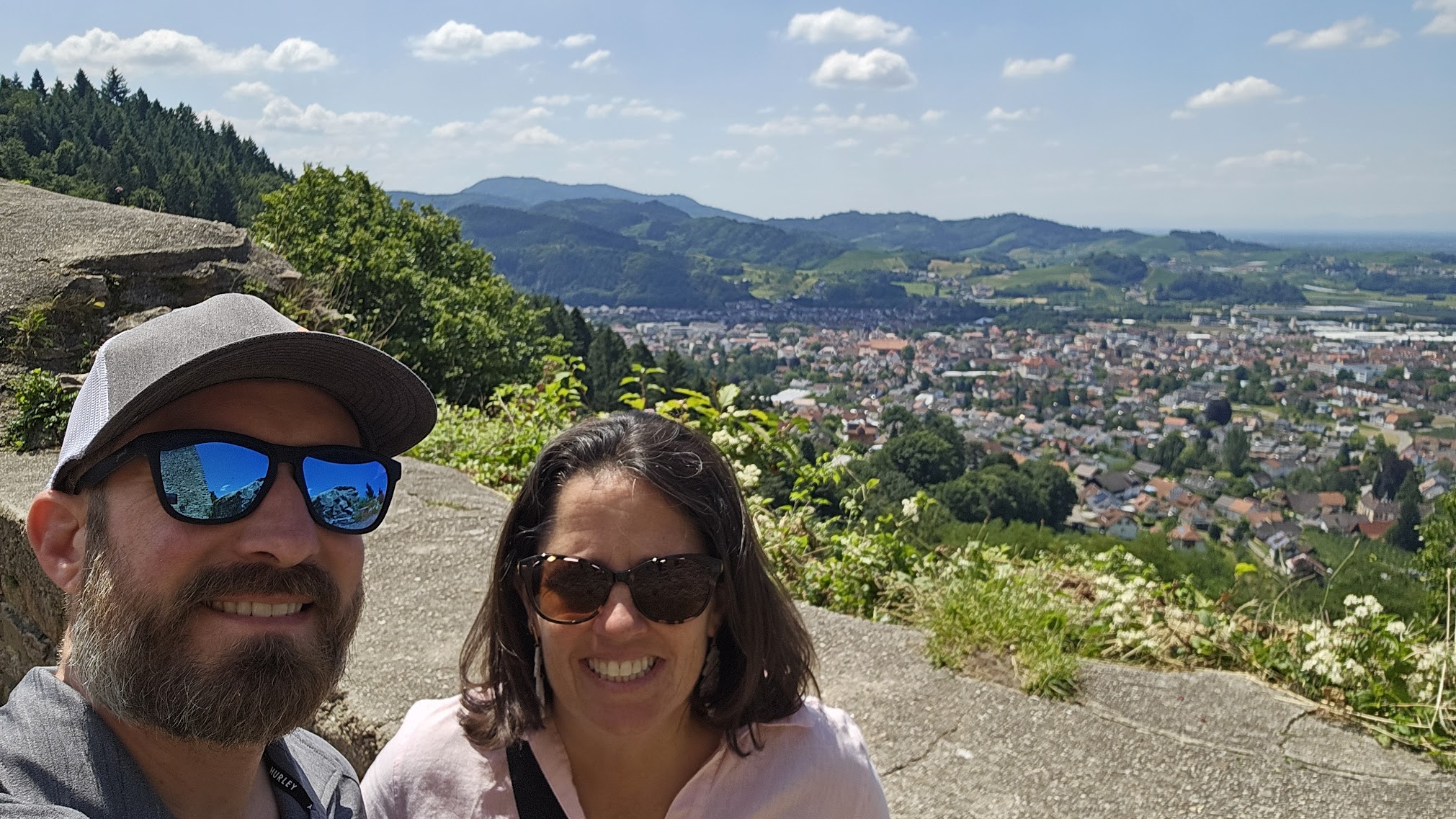 Brian and Jennifer Schwan in Germany