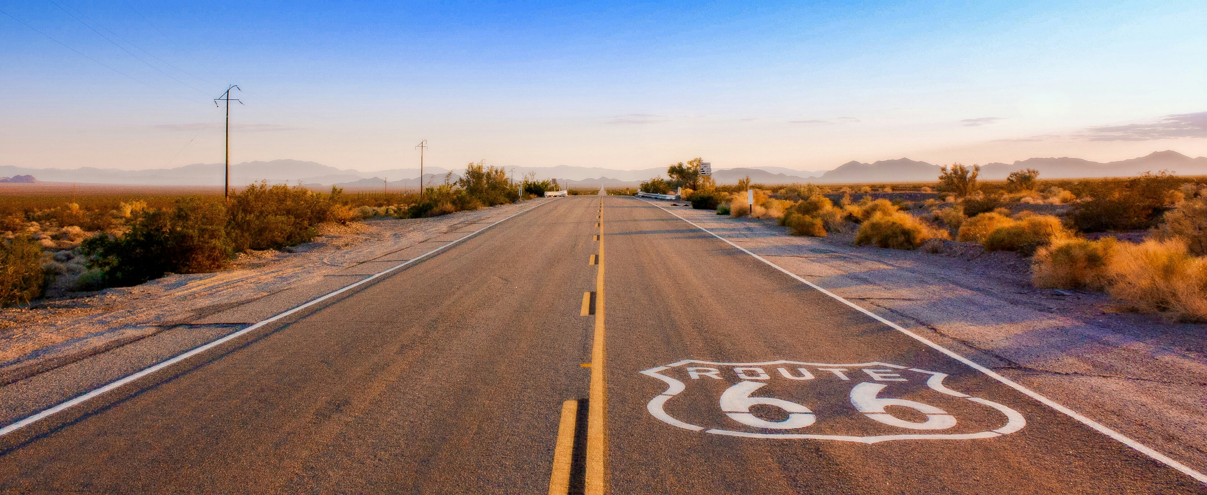 Route 66, the classic American road trip highway